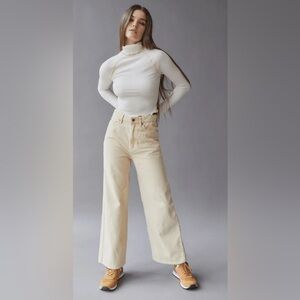 BDG Cream Wide Leg Pants